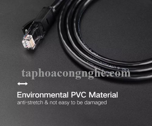 Ugreen 20164 10M màu Đen Cáp mạng LAN CAT6 UTP NW102 30020164